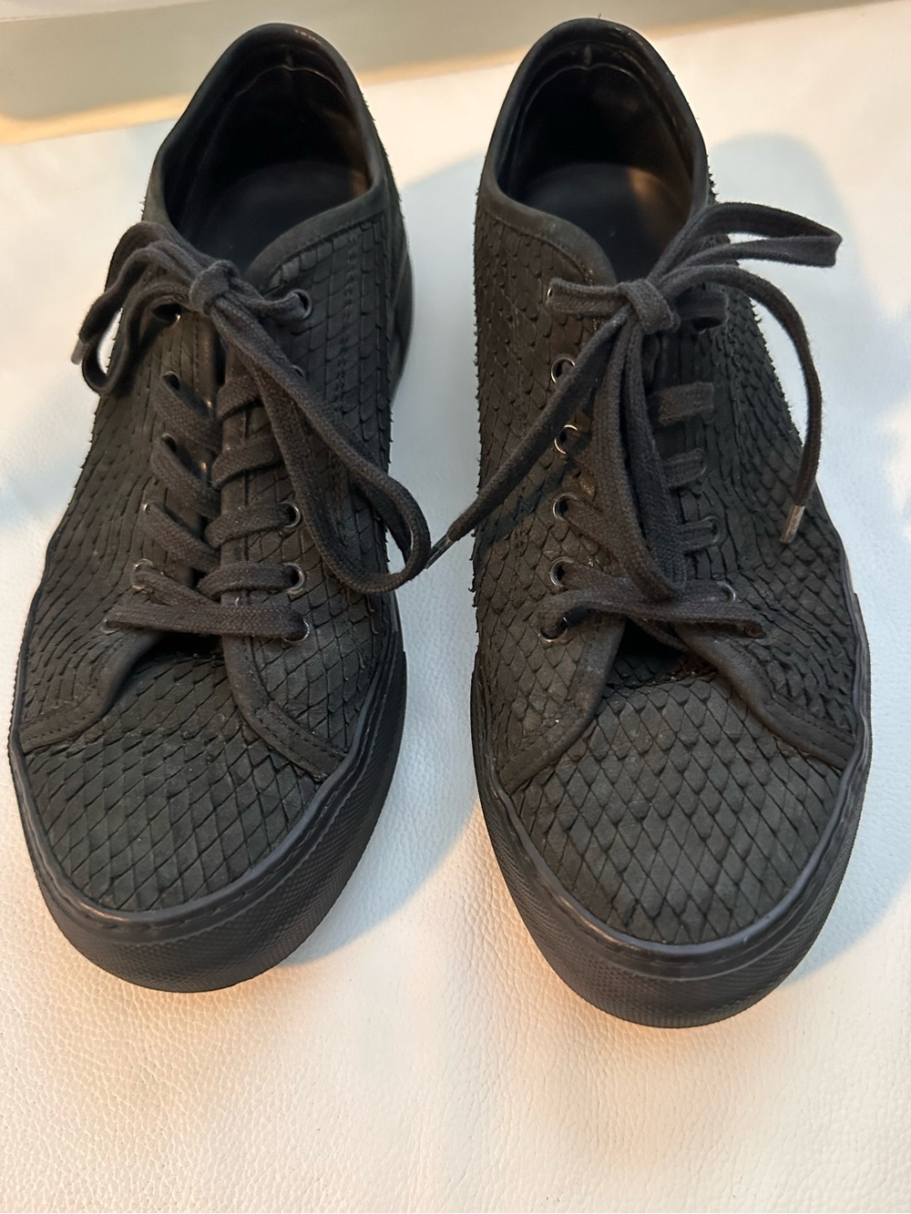 Woman by Common Projects Black Suede Sneaker